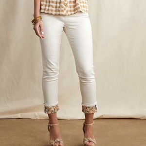 Matilda Jane Enchanted Garden White‎ Capris